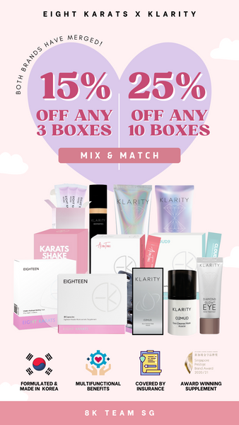 25% OFF ANY 10 BOXES AND ABOVE - KLARITY X EIGHT KARATS