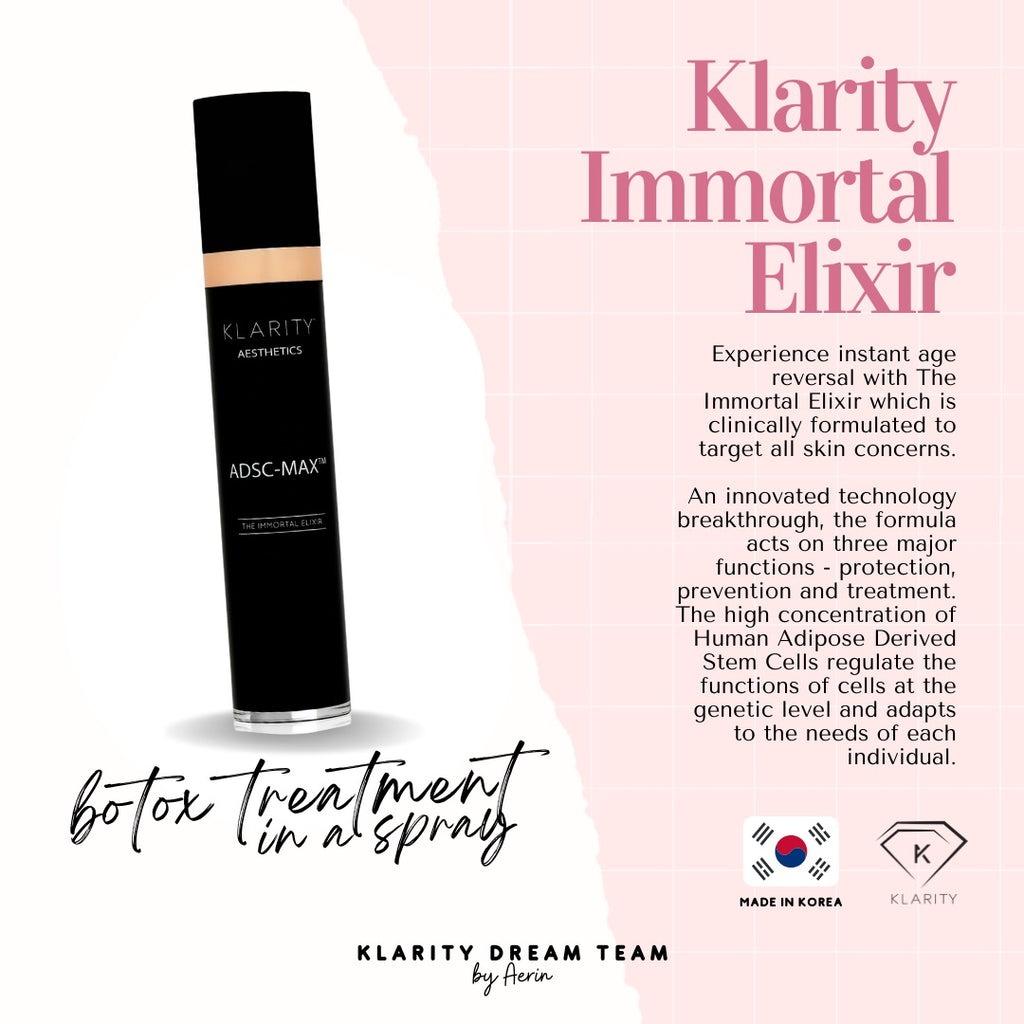 Immortality Elixir Label KLARITY IMMORTAL ELIXIR – PANIC BEAUTY