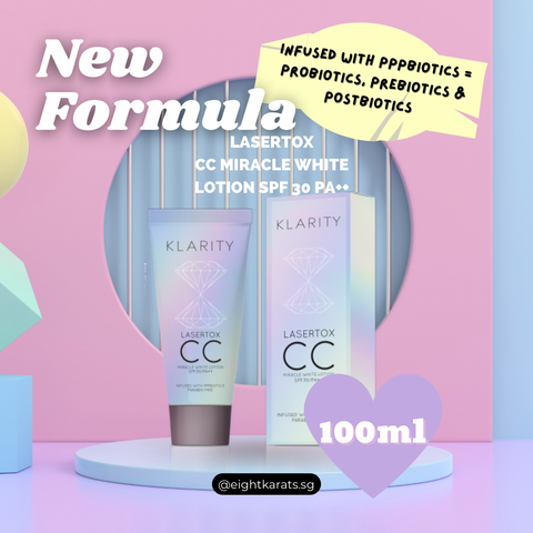 [NEW FORMULA INFUSED WITH MICROBIOME-FRIENDLY PPP] KLARITY LASERTOX CC LOTION SPF 30+